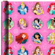 Pink Disney Princess Gift Wrap