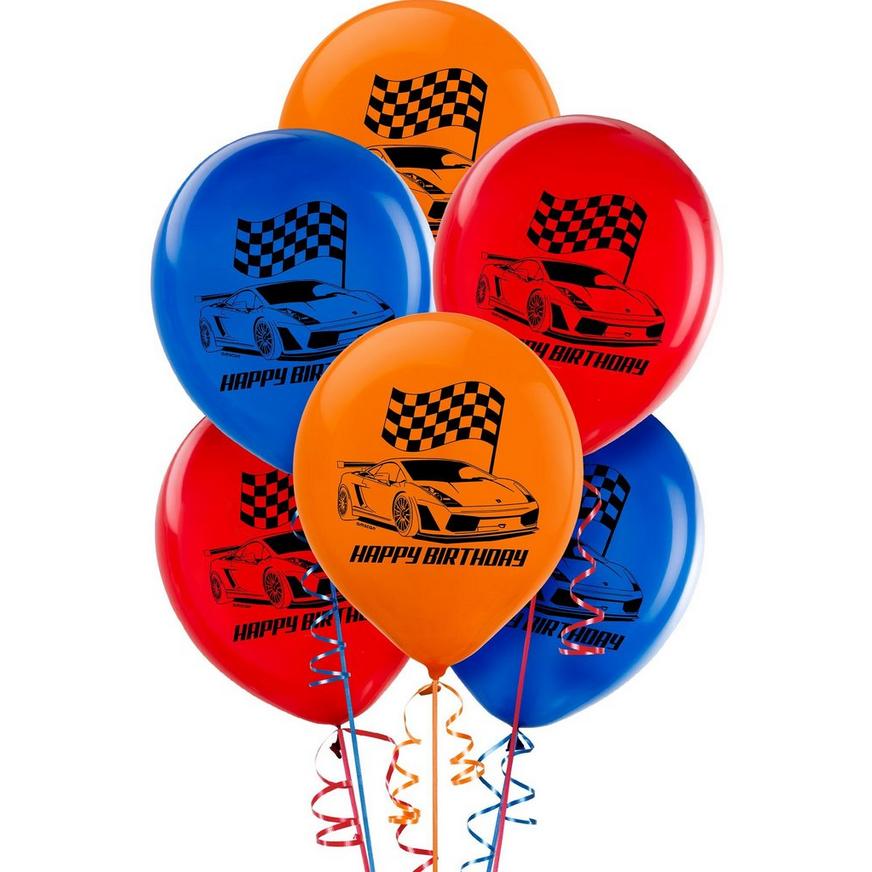 6ct, Hot Wheels Balloons