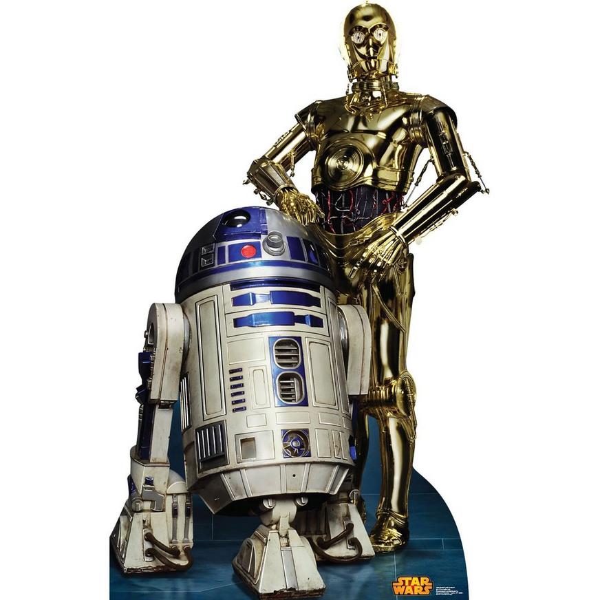 C-3PO & R2-D2 Life-Size Cardboard Cutout - Star Wars
