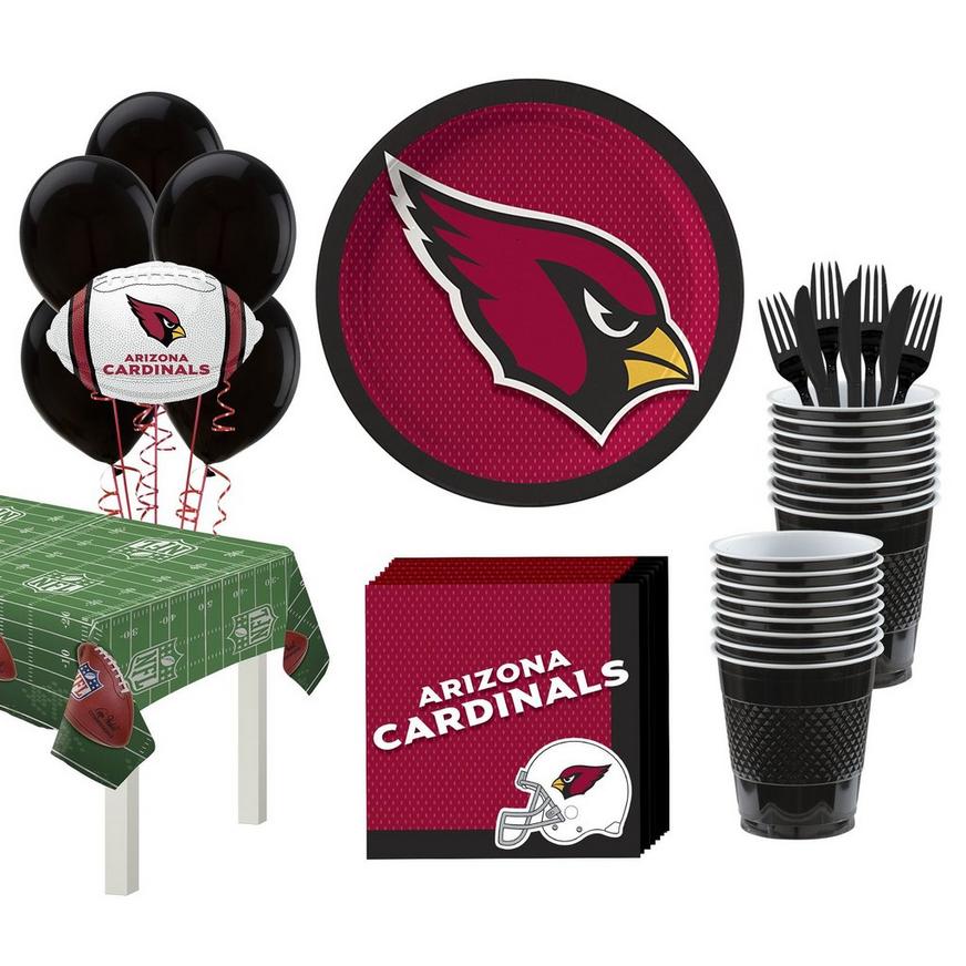 Super Arizona Cardinals Party Kit for 18 Guests