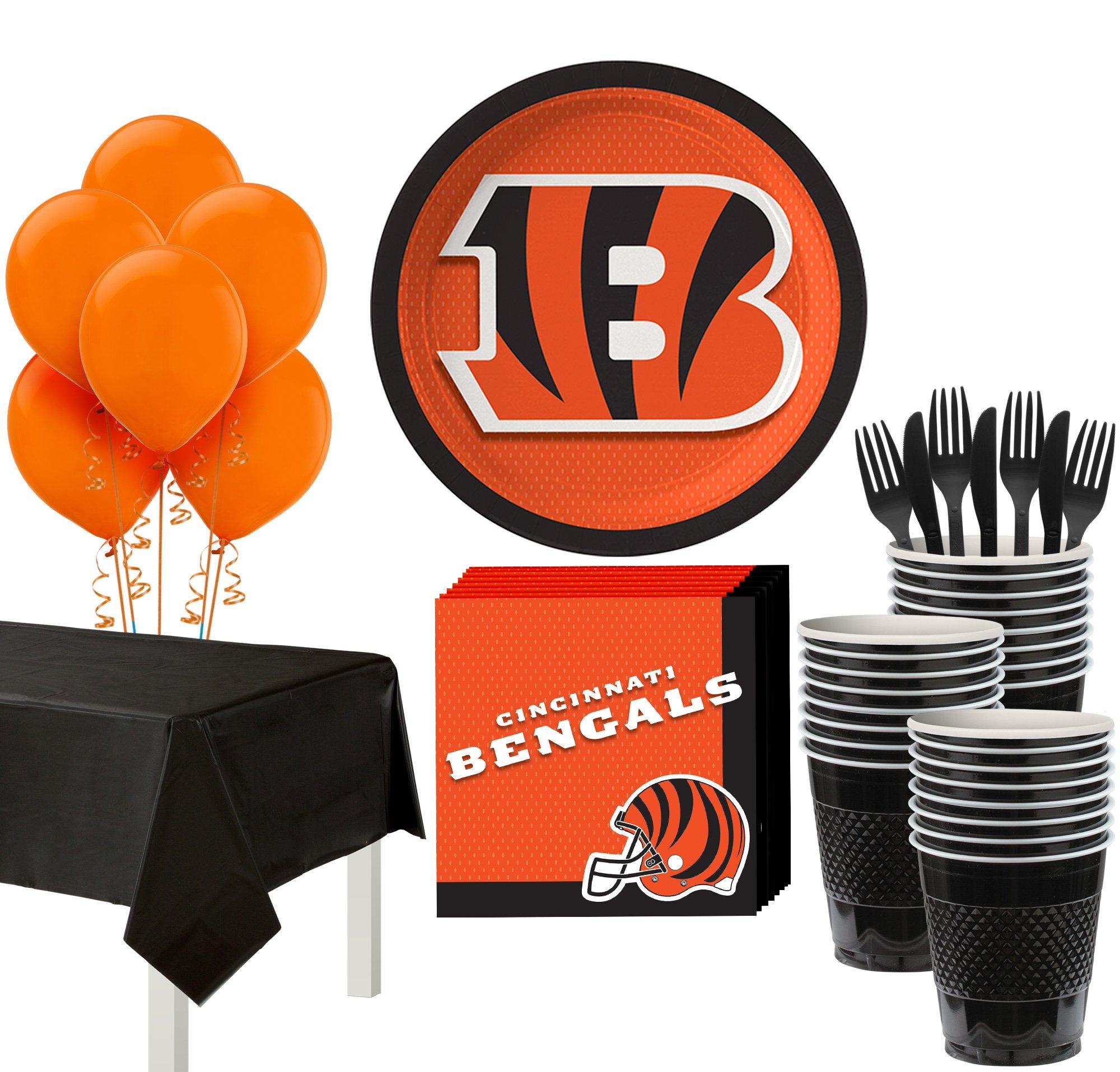 Super Cincinnati Bengals Party Kit for 18 Guests Party City