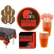Super Cleveland Browns Party Kit for 18 Guests
