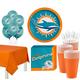 Super Miami Dolphins Party Kit for 36 Guests