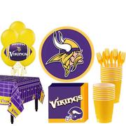 Super Minnesota Vikings Party Kit for 18 Guests