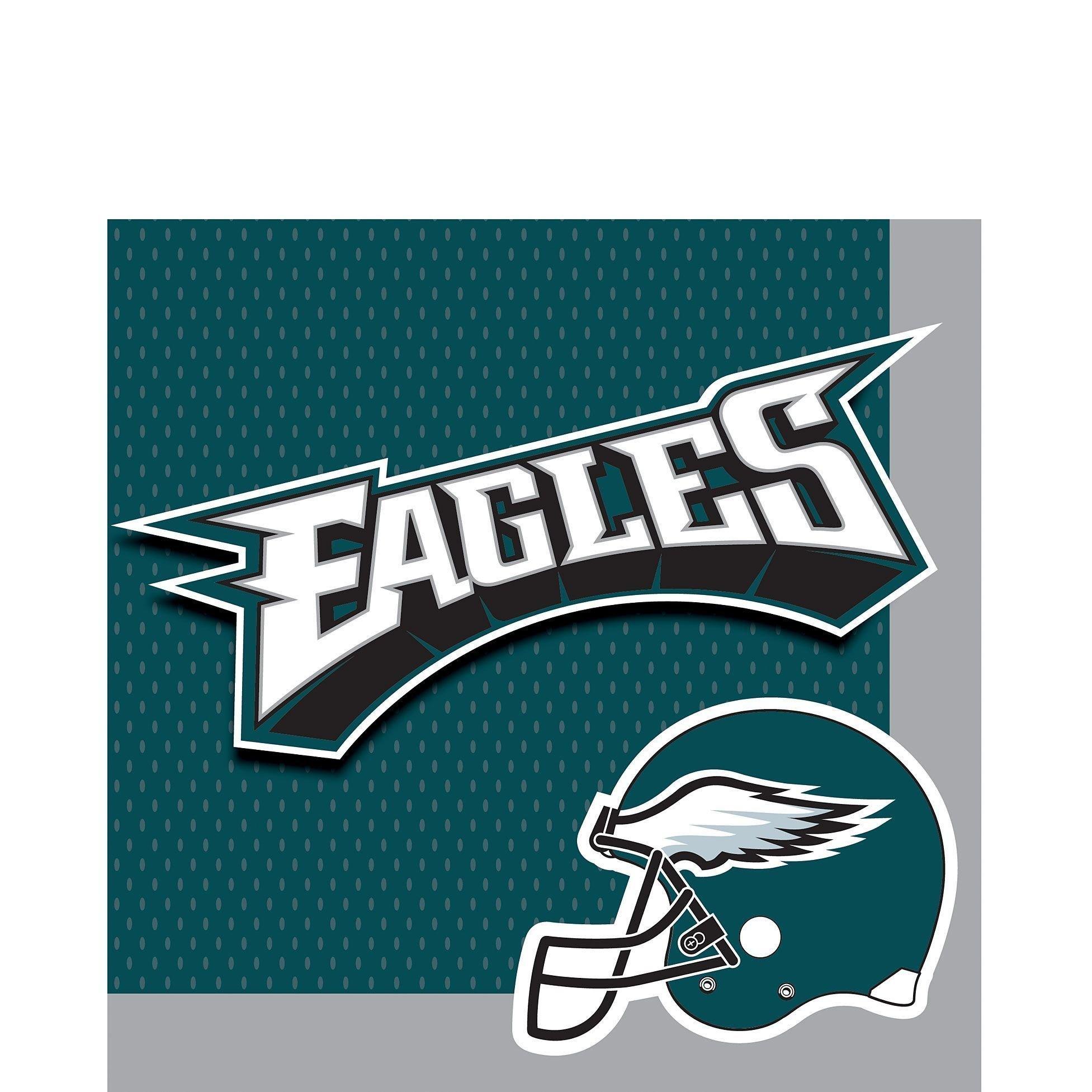 Nfl Philadelphia Eagles Game Day Party Supplies Kit - 8 Guests