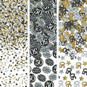 Amscan 1.2oz Gold Sparkling 40th Birthday Confetti 