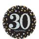 Prismatic 30th Birthday Dessert Plates 8ct - Sparkling Celebration