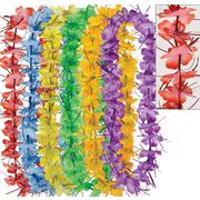 Colorful Tinsel Leis 6ct