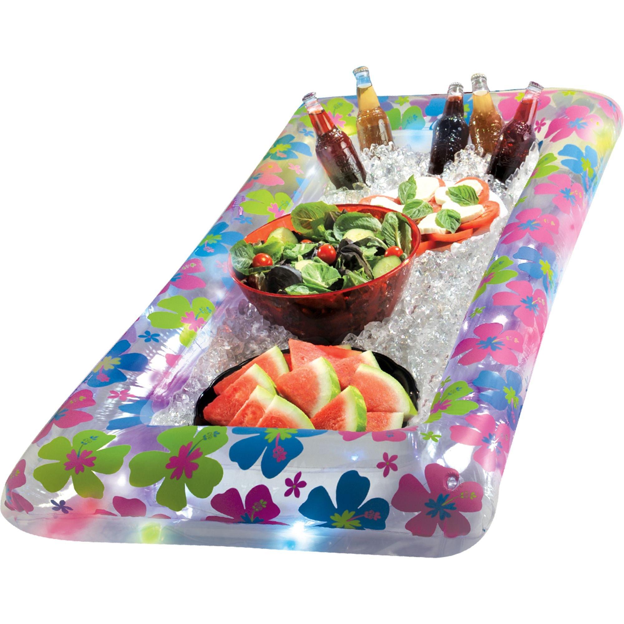 Inflatable Hibiscus Buffet Cooler 2ft x 4ft Party City