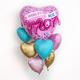 World's Best Mom 3D Heart Foil Balloon, 36in