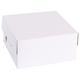 White Square Cake Box, 10in