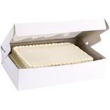 White Window Sheet Cake Box, 21in x 14in