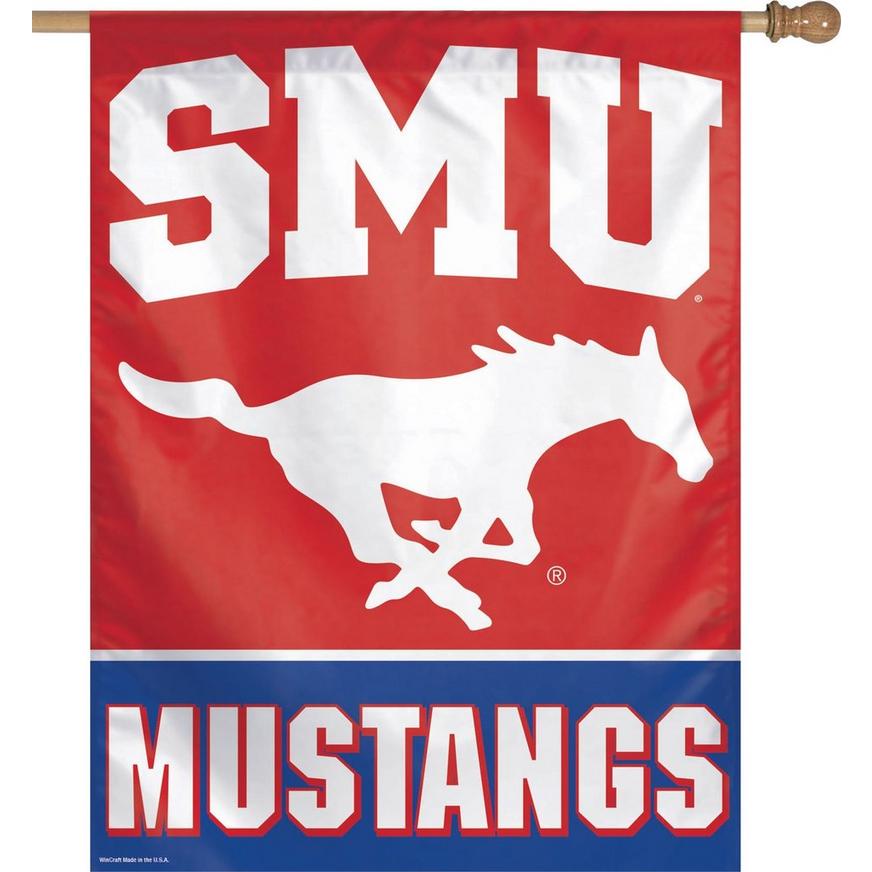 SMU Mustangs Banner Flag