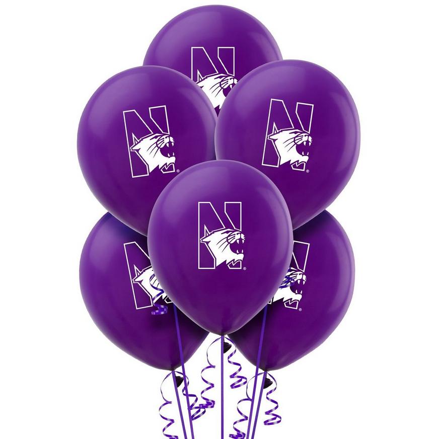 10ct, Northwestern Wildcats Balloons