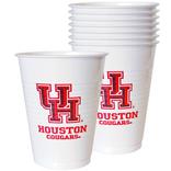 Houston Cougars Plastic Cups 8ct