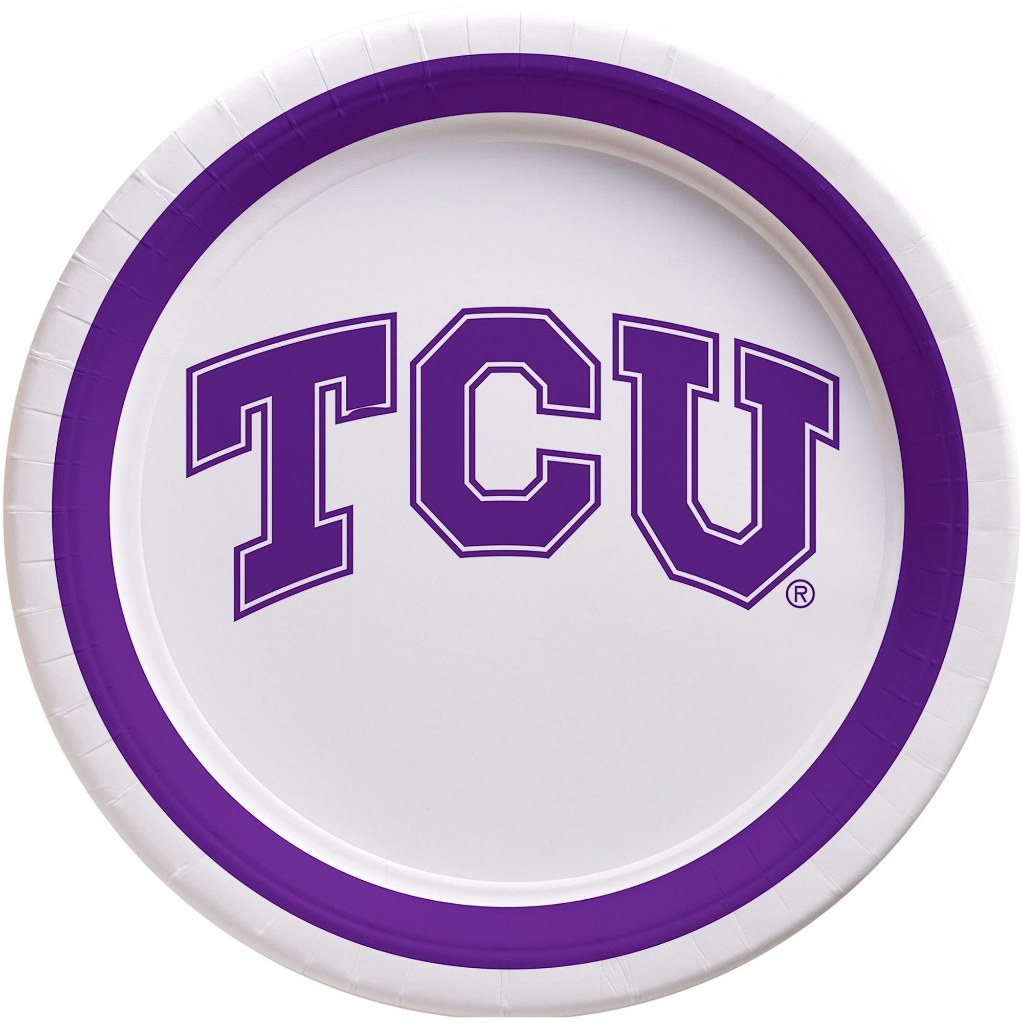 TCU Horned Frogs Lunch Plates 10ct Party City