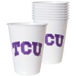 TCU Horned Frogs Plastic Cups 8ct