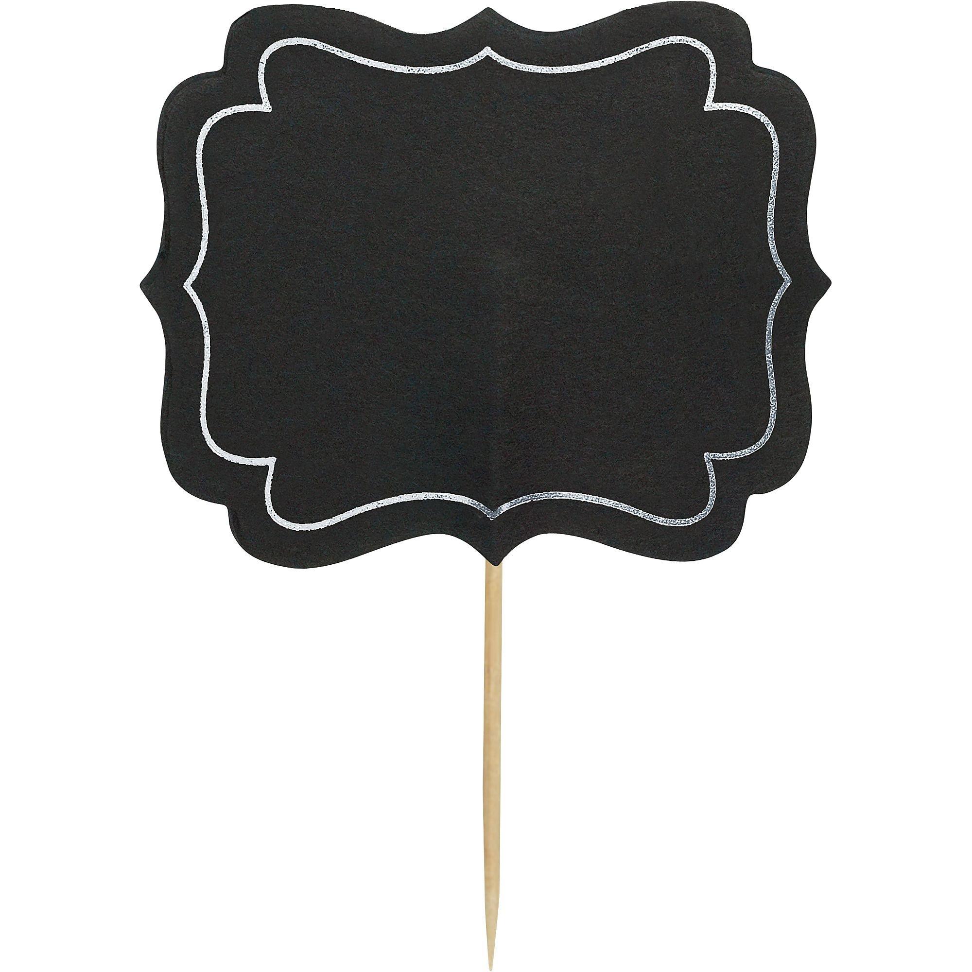 Chalkboard Label Picks 24ct