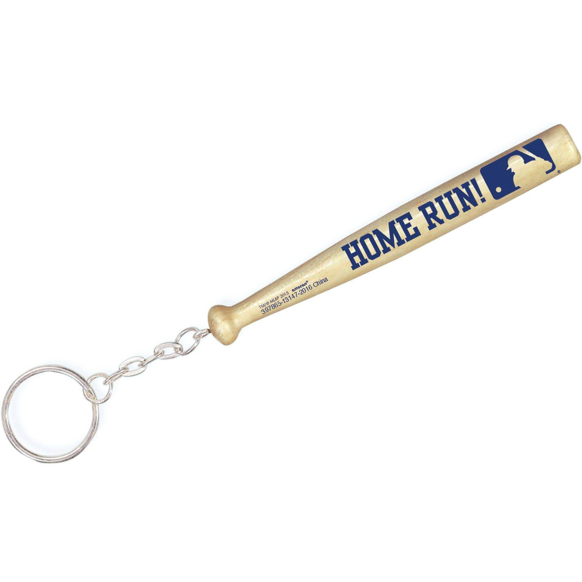 Mini Baseball Bat Keychain Three-Piece Baseball Themed Key Chain Sports  Style