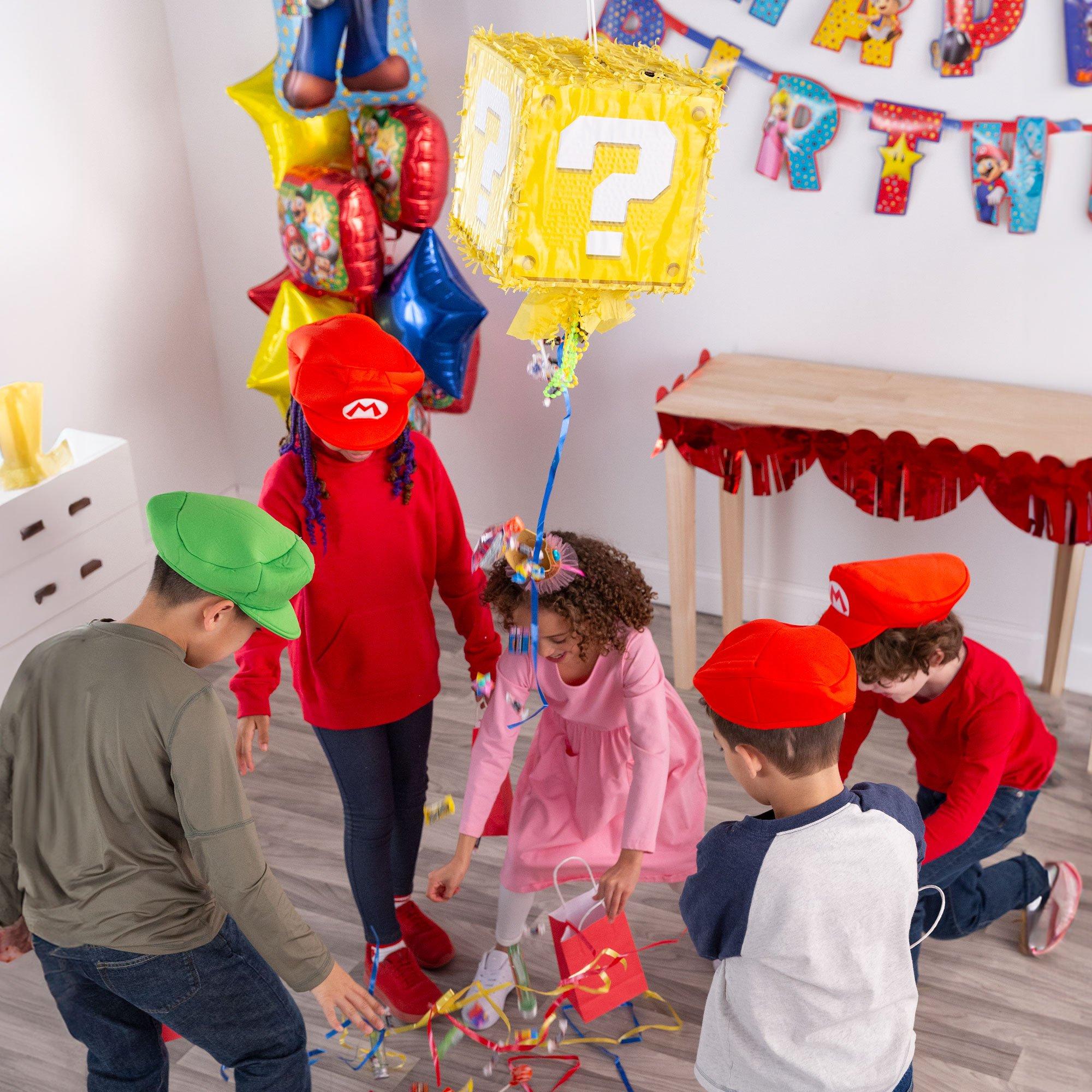 Pull String Question Block Pinata - Super Mario