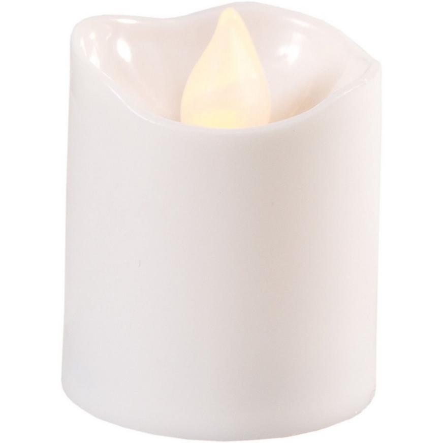 White Votive Flameless LED Candles 6ct