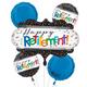 Happy Retirement Celebration Balloon Bouquet 5pc