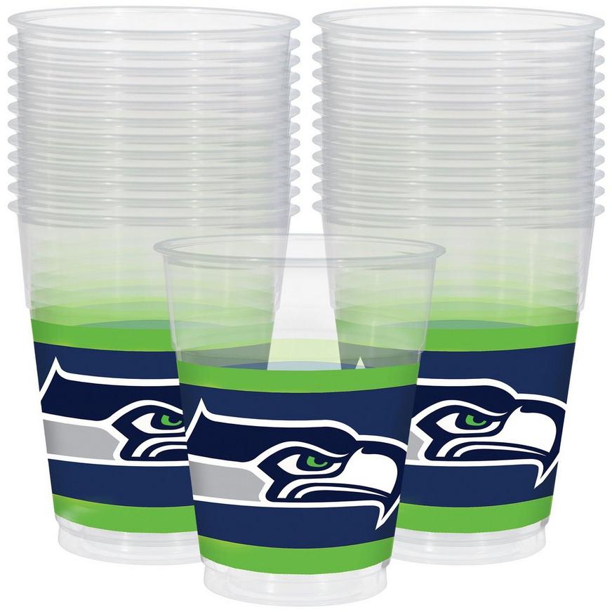 Seattle Seahawks Plastic Cups 25ct