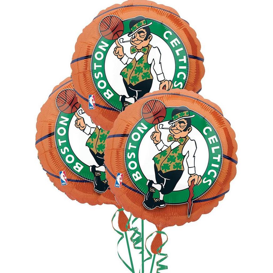 Boston Celtics Balloons 3ct - Basketball