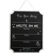 Our Love Story Wedding Chalkboard Sign