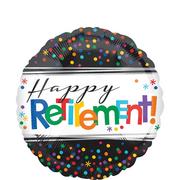 Happy Retirement Celebration Balloon 17in