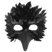 Black Crow Feather Mask