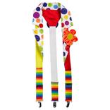 Polka Dot Rainbow Clown Suspenders