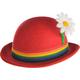 Red Clown Mini Derby Hat