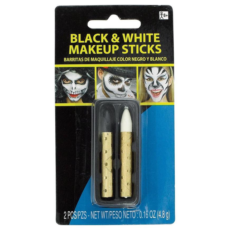 Black & White Makeup Sticks 2ct