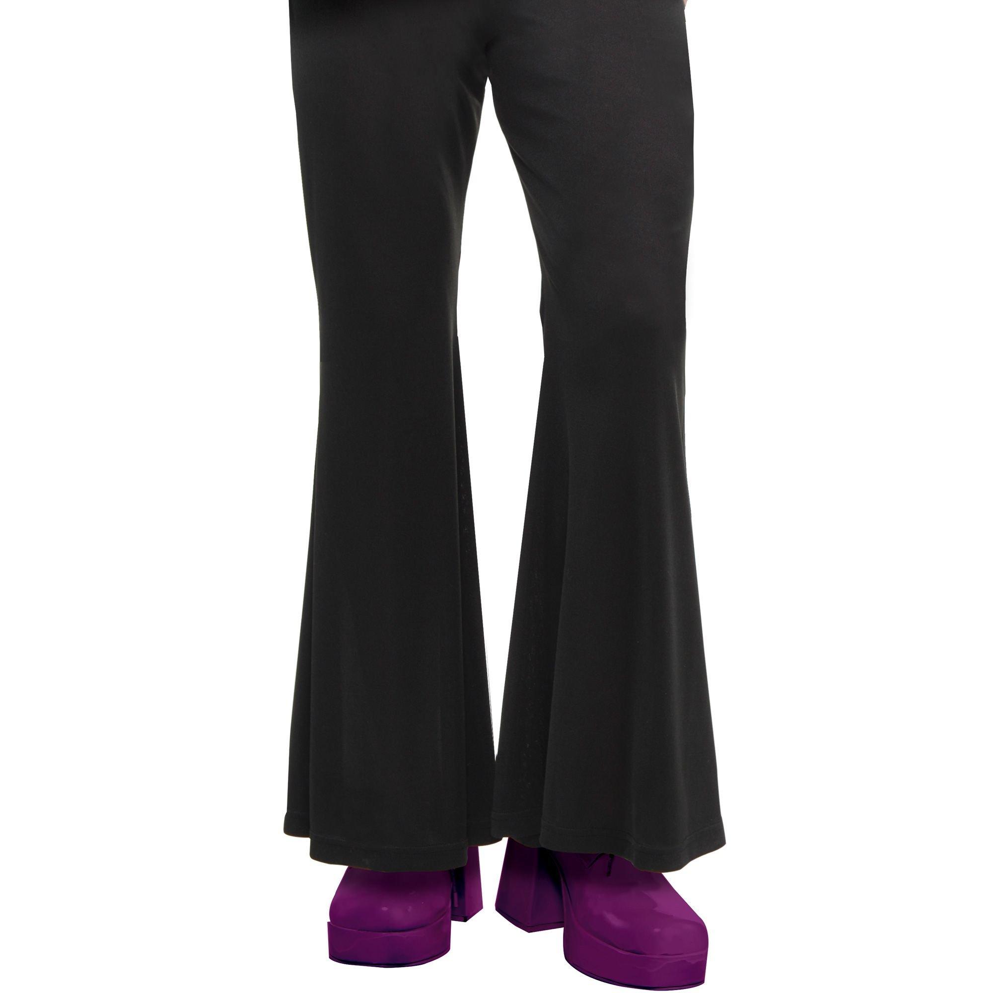 Black Trouser Bell Bottoms Pant for Men