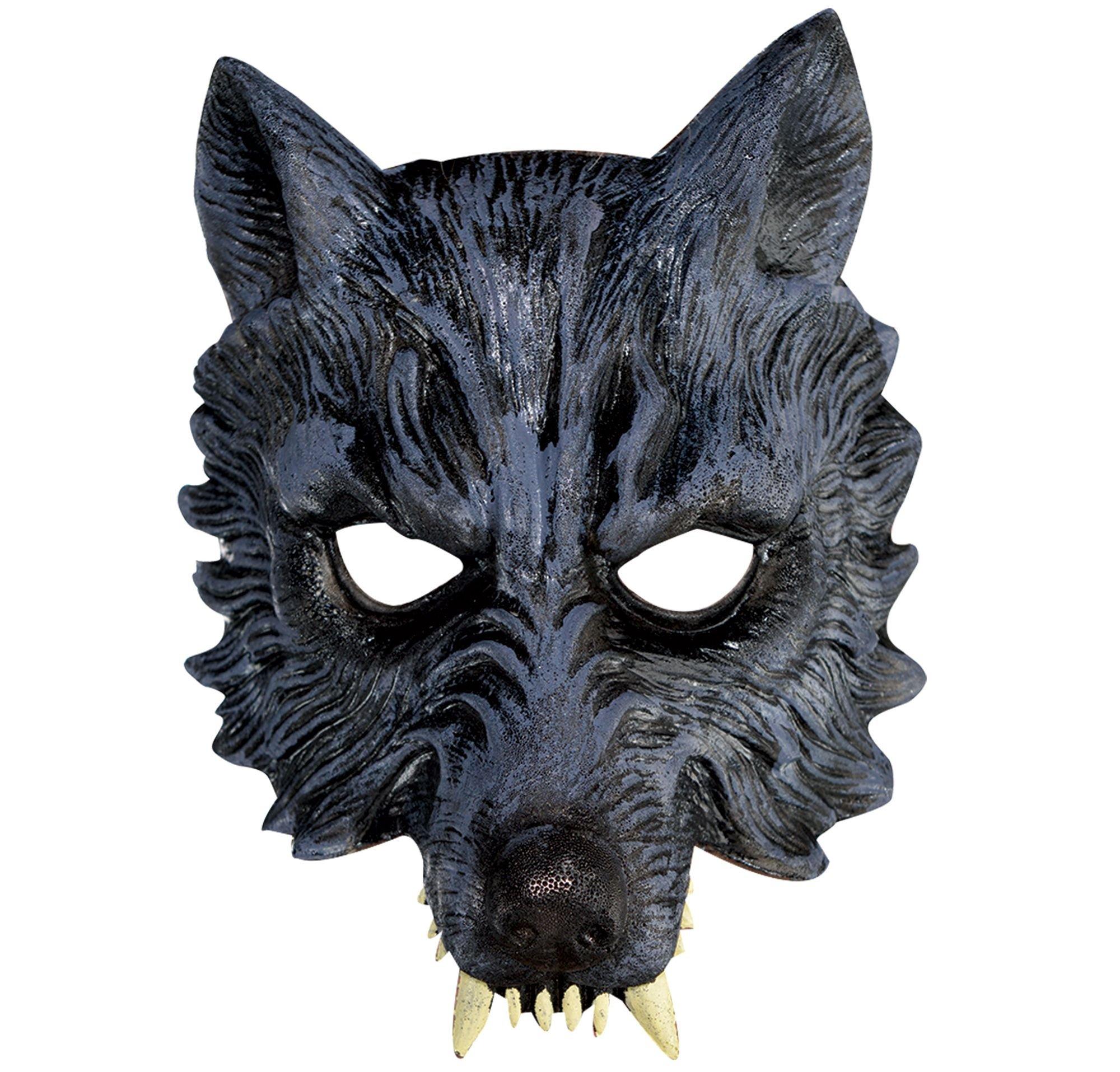 Werewolf Half Mask 9 1/2in x 9 1/2in | Party City