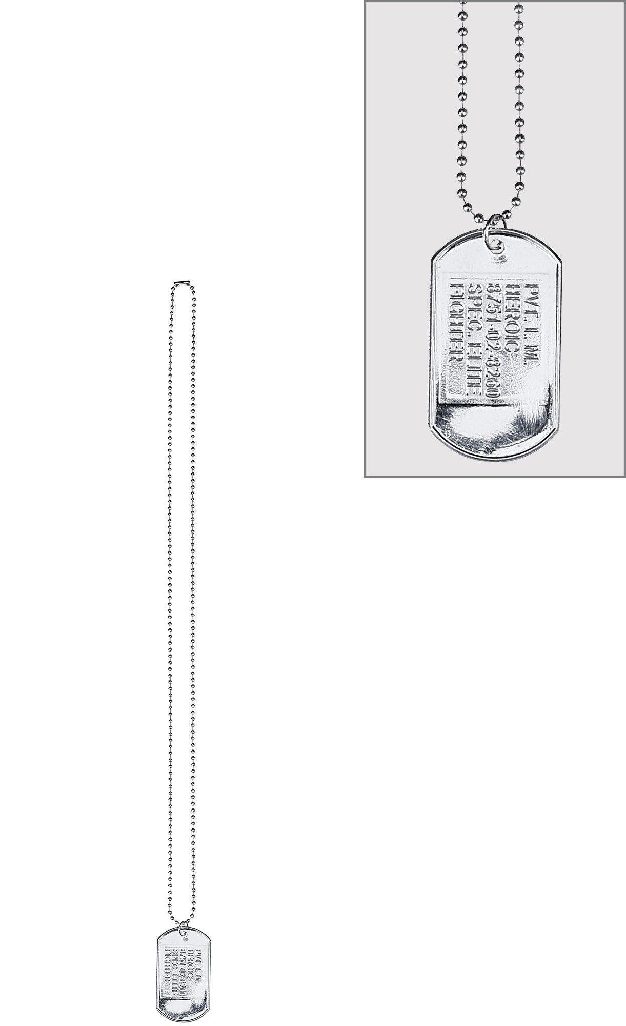 what are on military dog tags