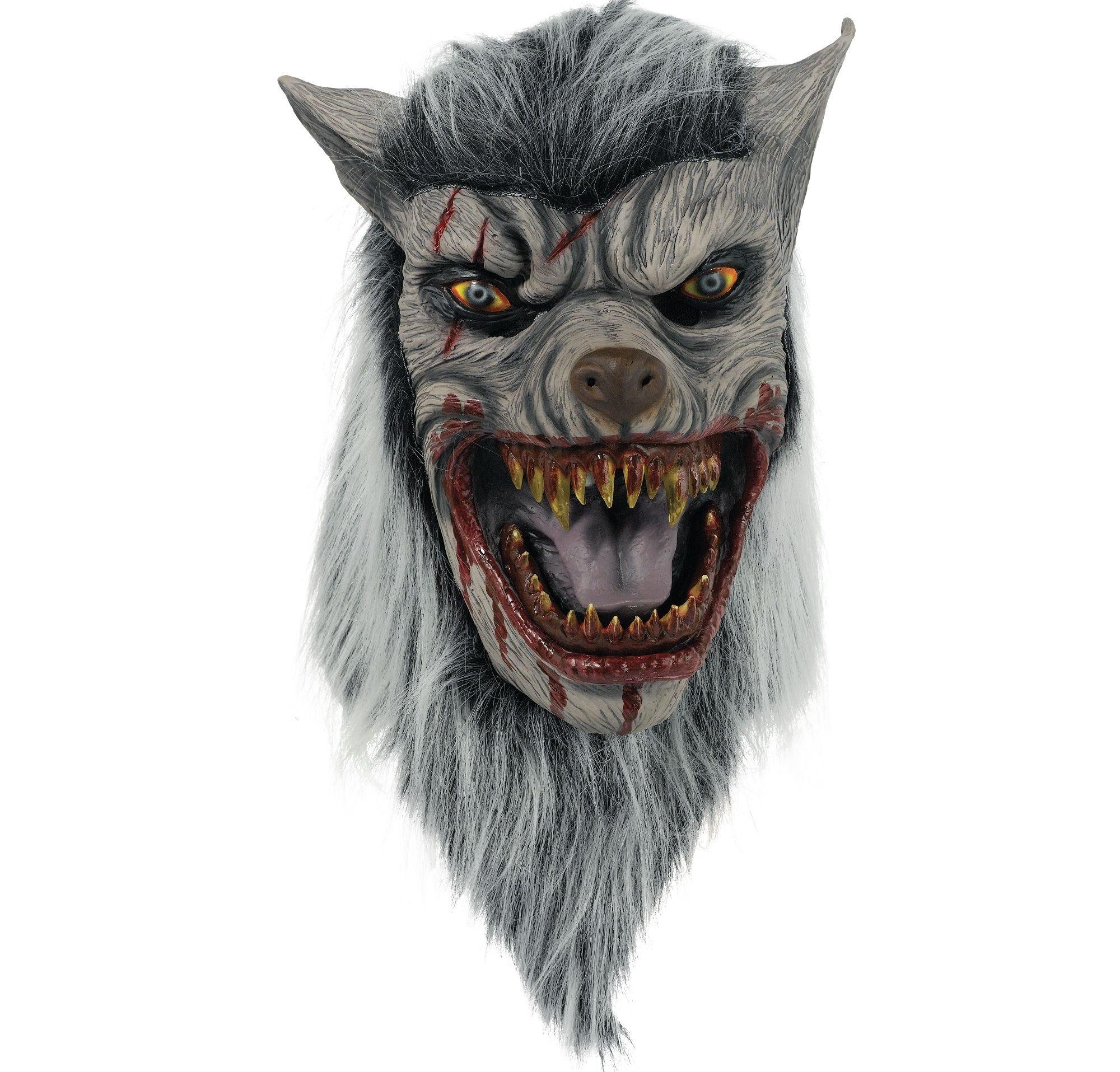 stroom Wederzijds Voor u Bloody Werewolf Mask 11in x 13in | Party City