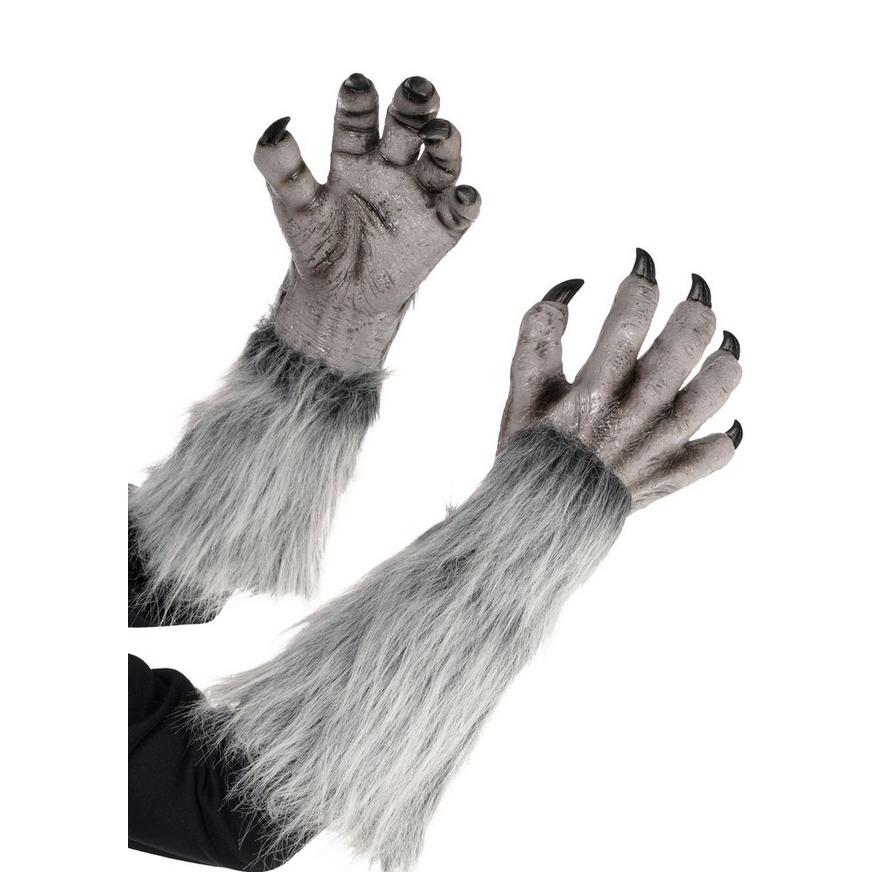 Gray Werewolf Gloves