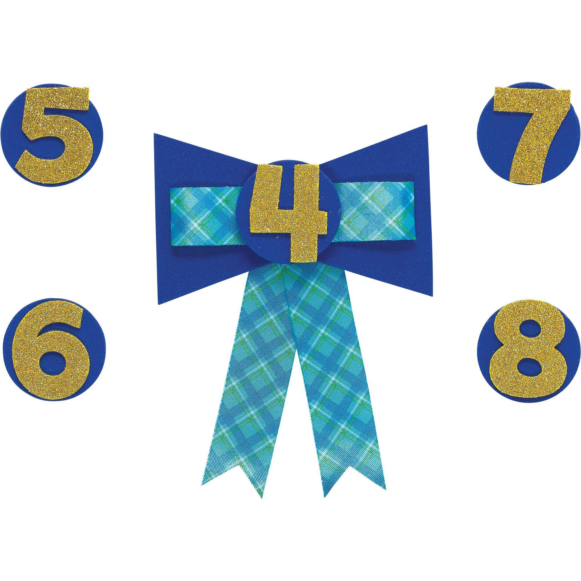 Personalized Blue Birthday Award Ribbon