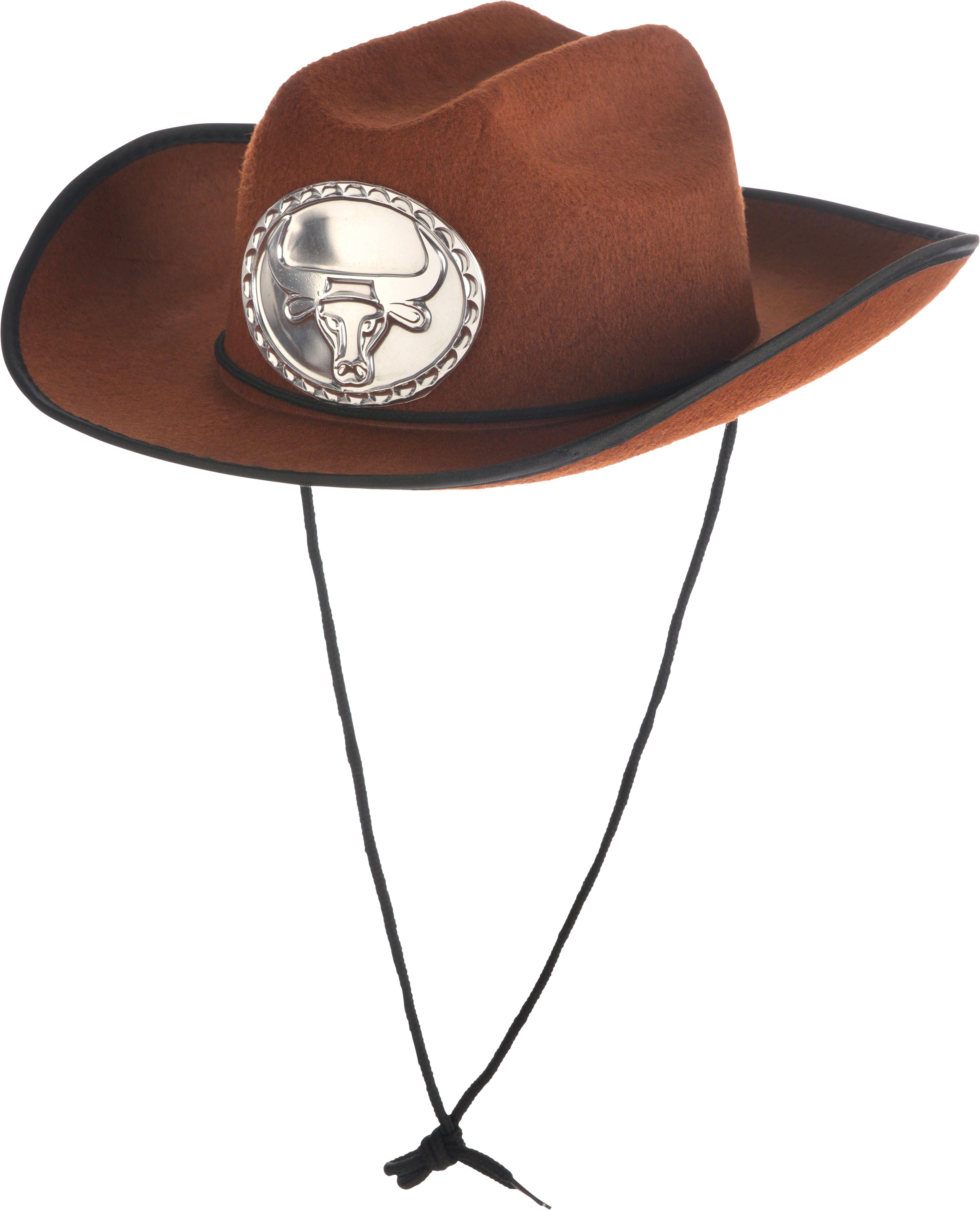 Partycity kids brown cowboy hat hamilton place