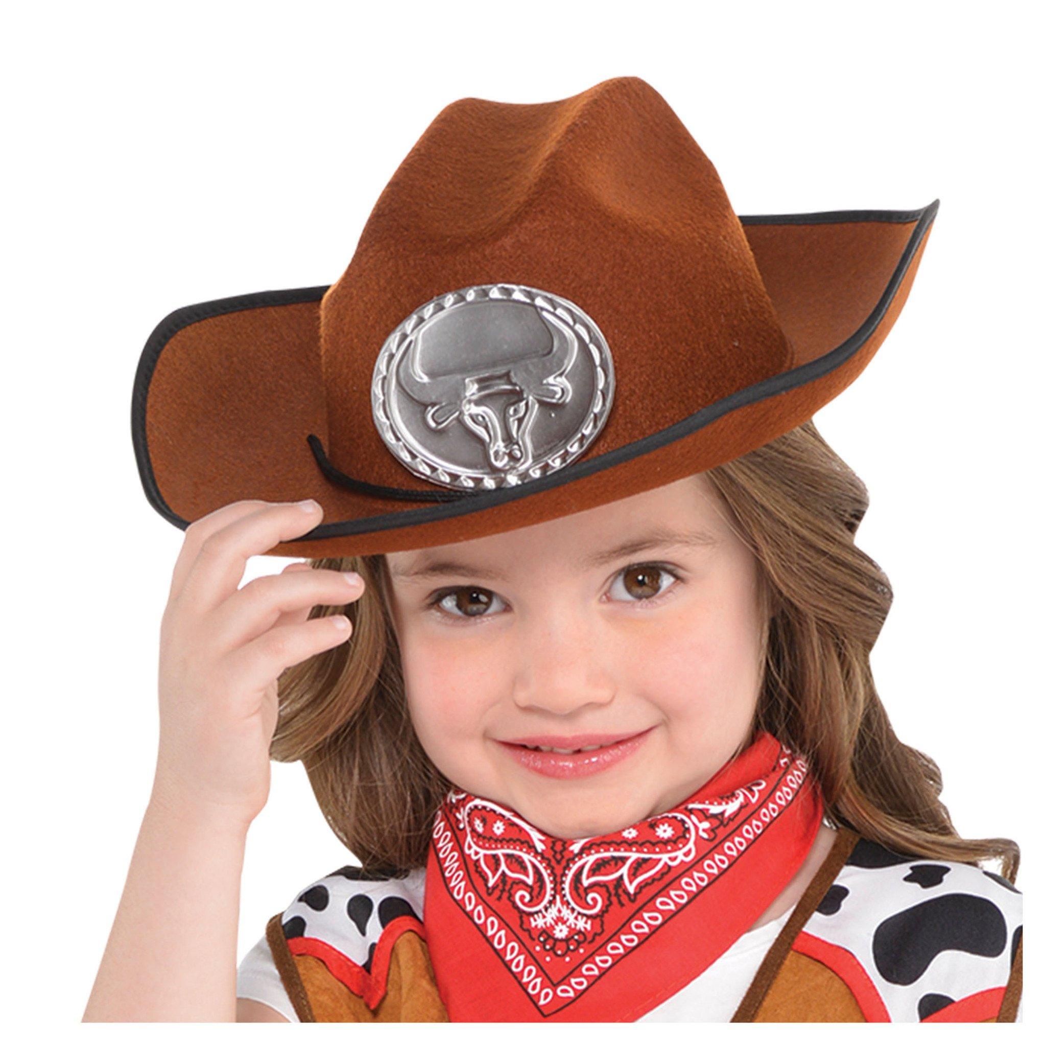 Kids Brown Cowboy Hat