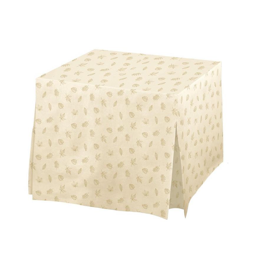 Fall Flannel-Backed Vinyl Fitted Table Cover