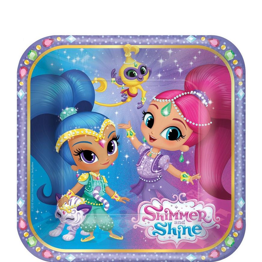 Shimmer and Shine Dessert Plates 8ct