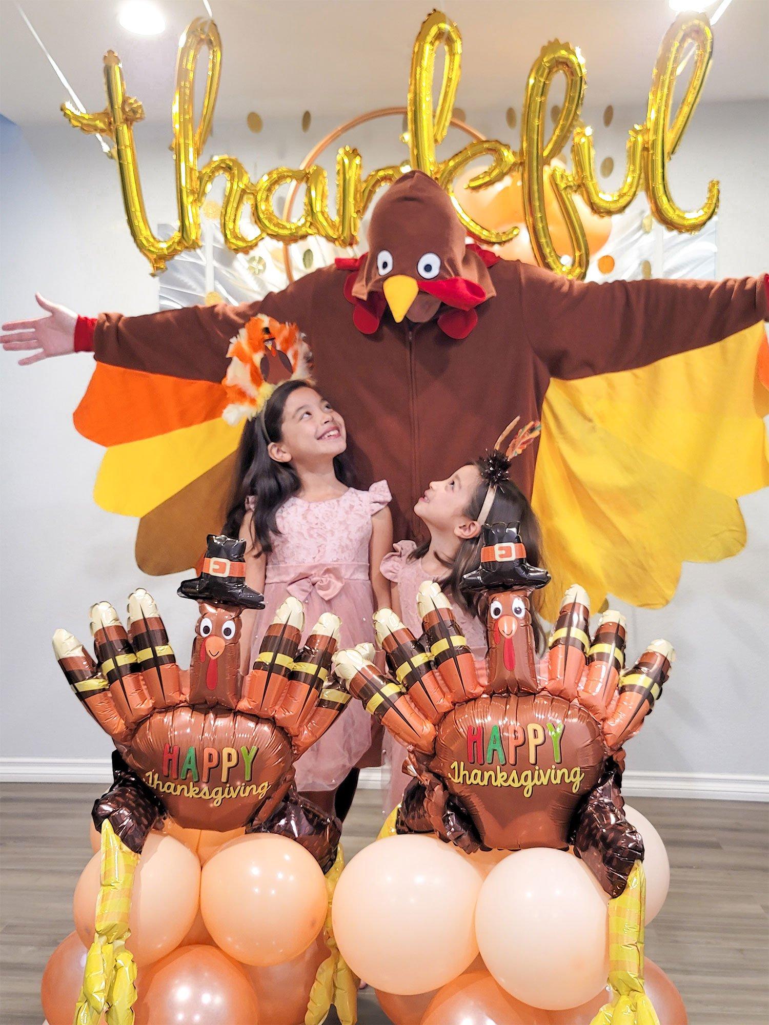 Giant Thanksgiving Balloon 27in x 38in - 3D Turkey