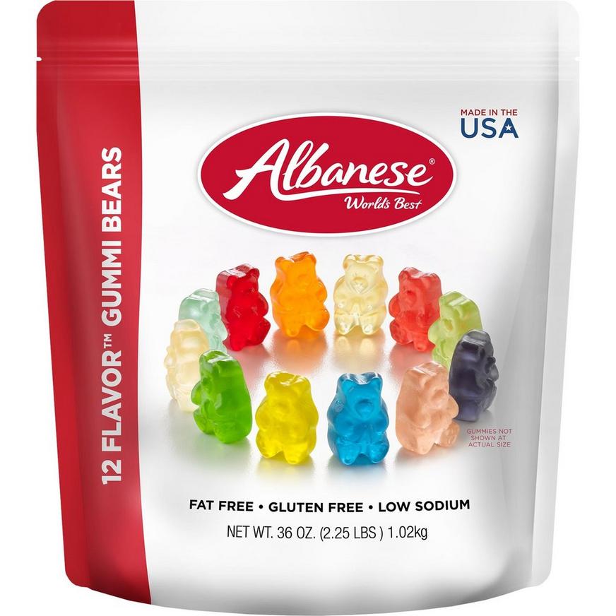 12 Flavor Mini Gummi Bears 275pc