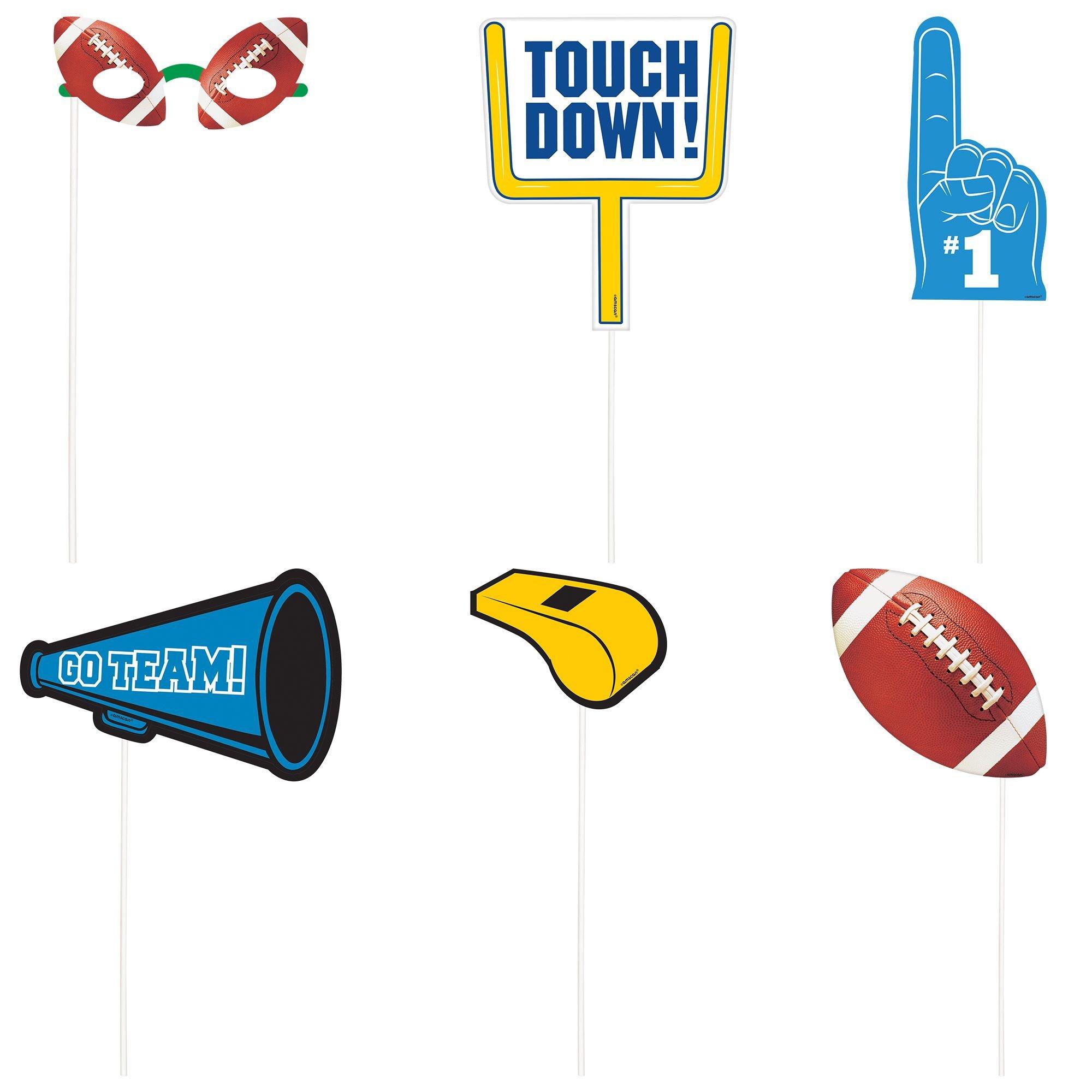 Football Photo Booth Party Props American Football Touchdown 