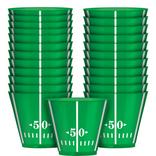Football Field Plastic Cups 24ct