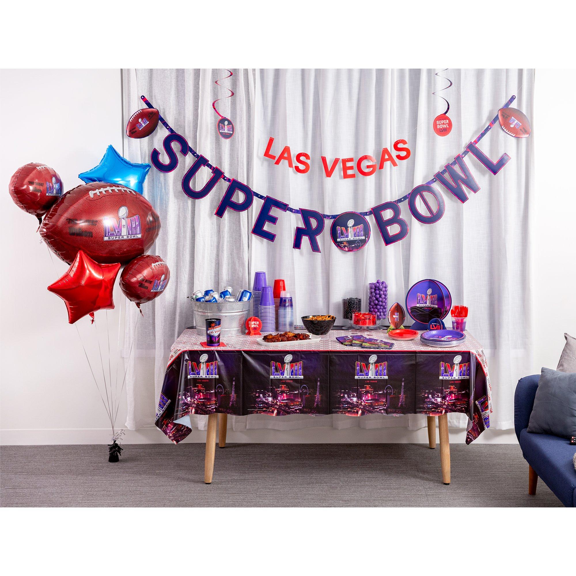 Super Bowl Football Foil Balloon, 31in x 20in