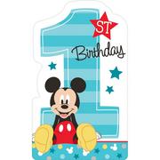 1st Birthday Mickey Mouse Invitations 8ct